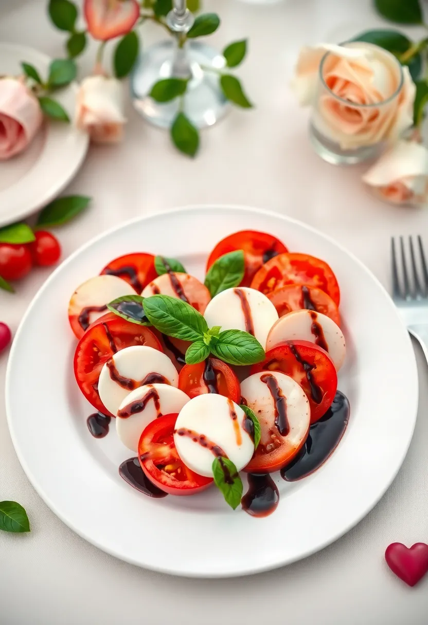 15 Easy Valentine's Day Recipes That Will Impress Your Sweetheart! - 1. Heart-Shaped Caprese Salad