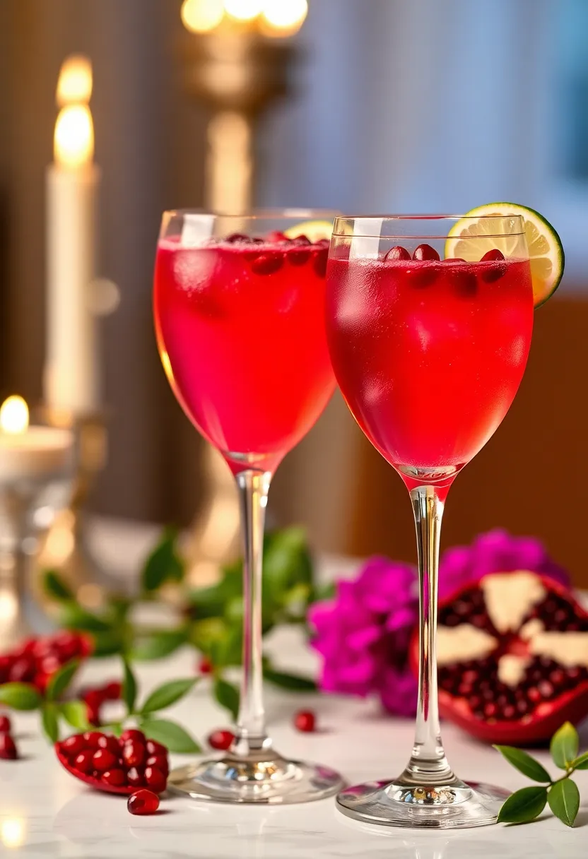15 Easy Valentine's Day Recipes That Will Impress Your Sweetheart! - 11. Pomegranate Sparkling Mocktail