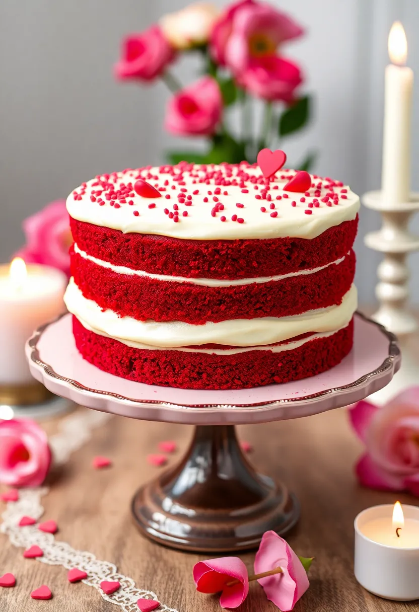 15 Easy Valentine's Day Recipes That Will Impress Your Sweetheart! - 15. Red Velvet Cake
