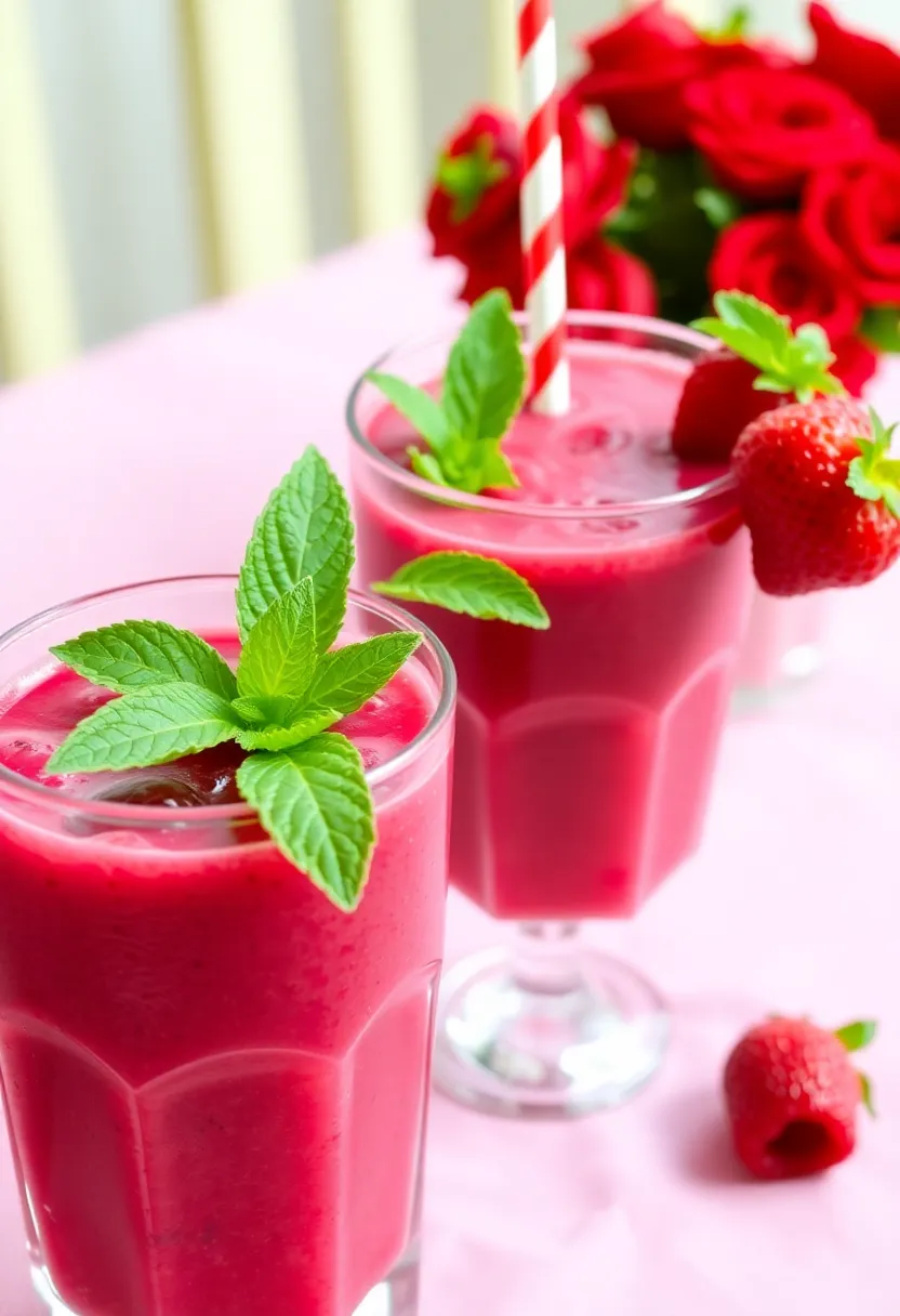 15 Easy Valentine's Day Recipes That Will Impress Your Sweetheart! - 4. Love Potion Berry Smoothie