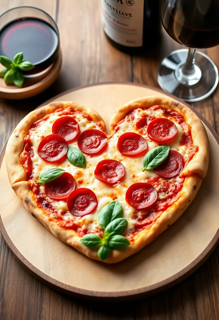 15 Easy Valentine's Day Recipes That Will Impress Your Sweetheart! - 7. Heart-Shaped Pizza