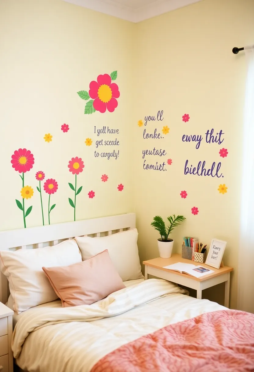 18 Bedroom Transformations Under $200 (You Won't Believe #10!) - 13. Wall Decals