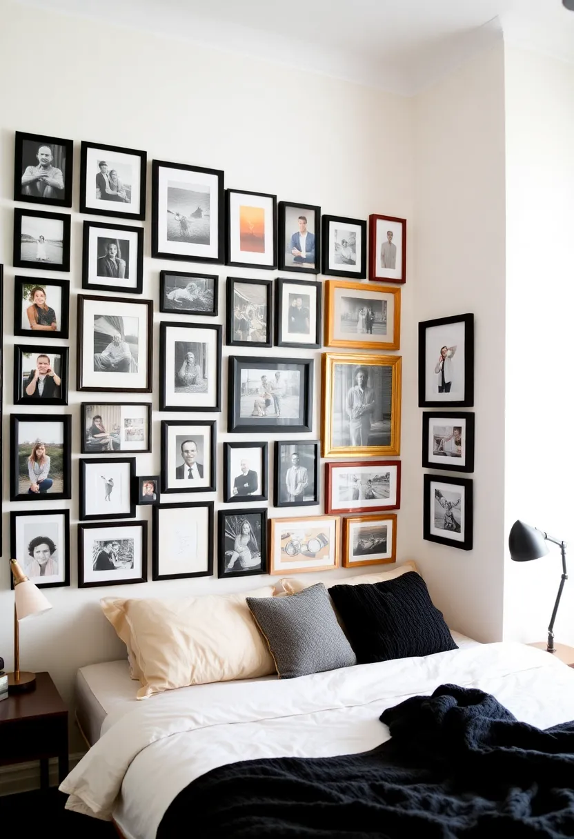 18 Bedroom Transformations Under $200 (You Won't Believe #10!) - 14. Personal Gallery Wall