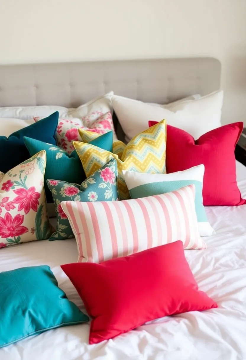 18 Bedroom Transformations Under $200 (You Won't Believe #10!) - 9. Accent Pillows