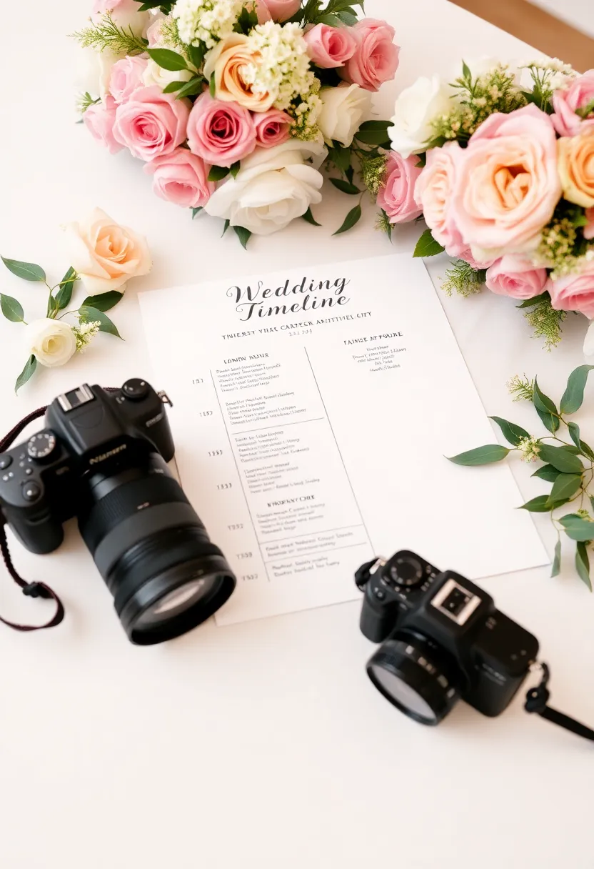 18 Wedding Photography Tips to Capture Picture-Perfect Moments (You Can't Miss #10!) - 14. Keep the Wedding Timeline in Mind