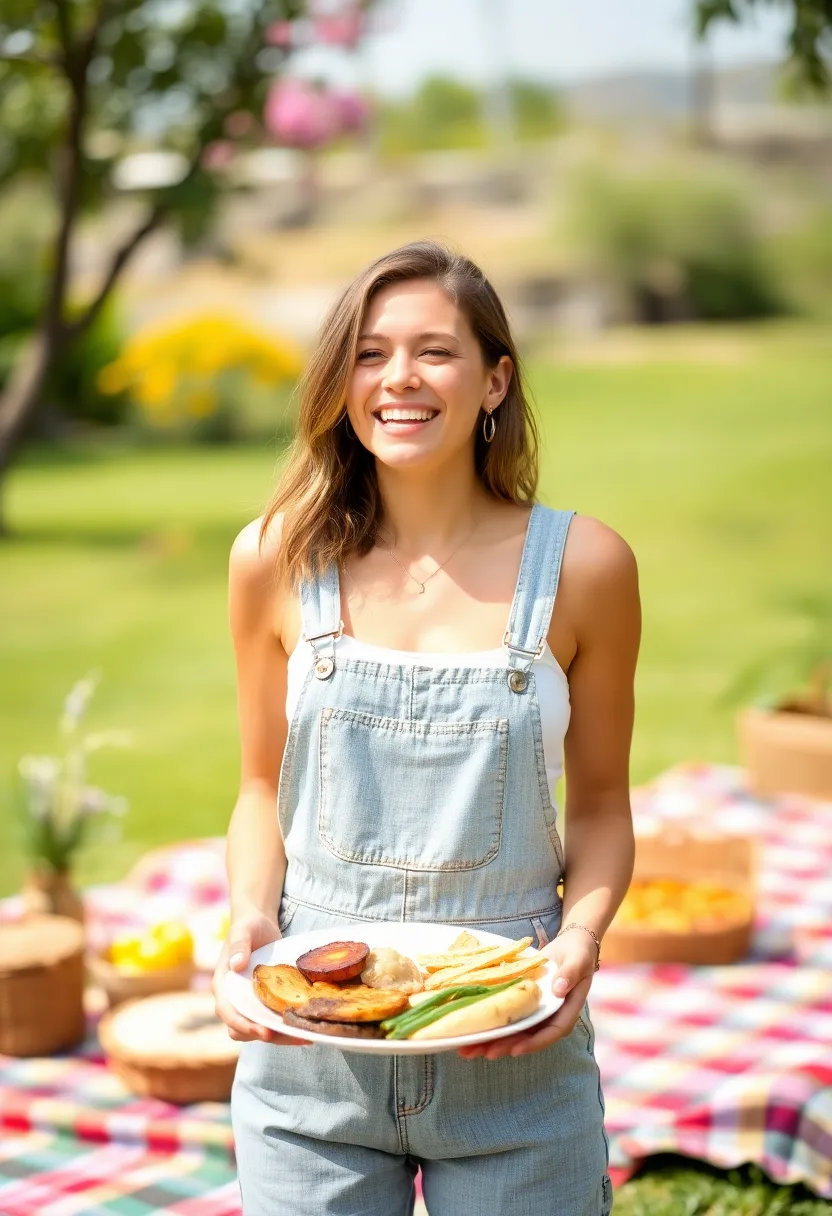 20 Trendy Summer Outfits That Will Make You the Star of Every BBQ (Everyone Will Ask Where You Got #6!) - 10. Casual Summer Overalls