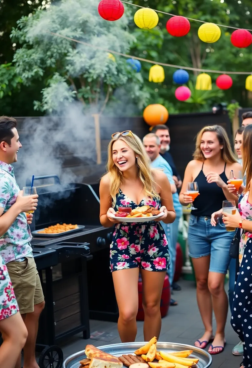 20 Trendy Summer Outfits That Will Make You the Star of Every BBQ (Everyone Will Ask Where You Got #6!) - 4. Floral Romper